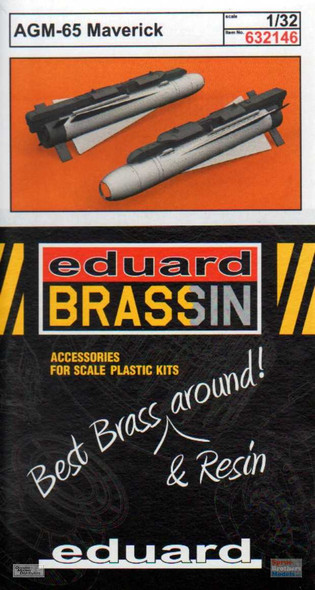 EDU632146 1:32 Eduard Brassin AGM-65 Maverick Missile Set