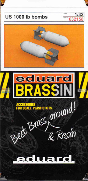 EDU632158 1:32 Eduard Brassin US 1000lb Bomb Set