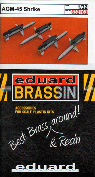 EDU632163 1:32 Eduard Brassin AGM-45 Shrike Missile Set