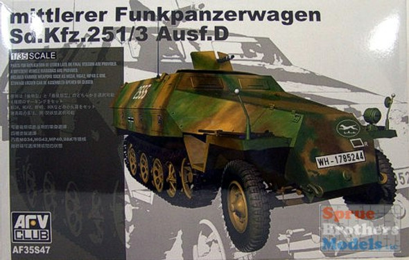 AFV35S47 1:35 AFV Club Mittlerer Funkpanzerwagen SdKfz 251/3 Ausf D #35S47