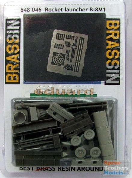 EDU648046 1:48 Eduard Brassin Rocket Launcher B-8M1 and Loading Cart #648046