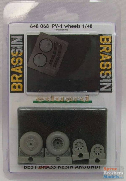 EDU648068 1:48 Eduard Brassin PV-1 Ventura Wheels (REV kit) #648068