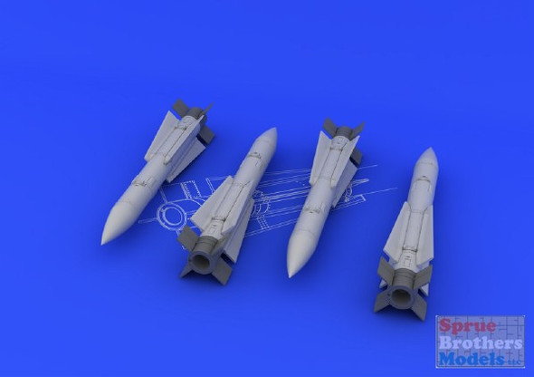 EDU648097 1:48 Eduard Brassin AIM-54A Phoenix MIssile Set (2 pcs)