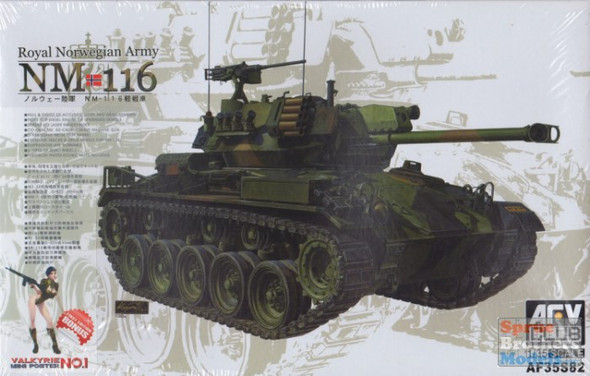 AFV35S82 1:35 AFV Club Royal Norwegian Army NM 116 Tank