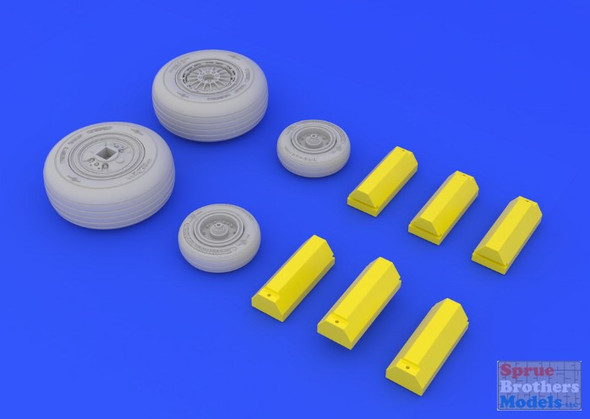 EDU648142 1:48 Eduard F-4C Phantom II Wheels Set (ACA kit)