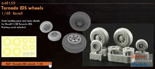 EDU648159 1:48 Eduard Tornado IDS Wheels (REV kit)