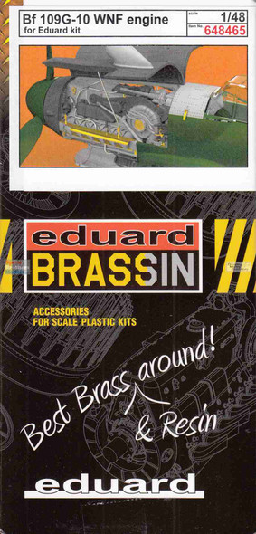 EDU648465 1:48 Eduard Brassin Bf 109G-10/U4 (WNF) Engine Set (EDU kit)