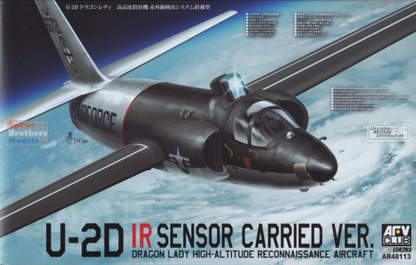 AFV48113 1:48 AFV Club U-2D Dragon Lady IR Sensor Carried Version High Altitude Reconnaissance Aircraft