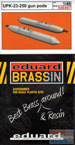 EDU648497 1:48 Eduard Brassin UPK-23-250 Gun Pod Set