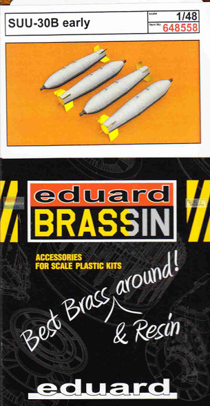 EDU648558 1:48 Eduard Brassin SUU-30B (Early) Cluster Bomb Set