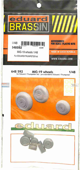 EDU648592 1:48 Eduard Brassin MiG-19 Farmer Wheels (EDU/TRP kit)