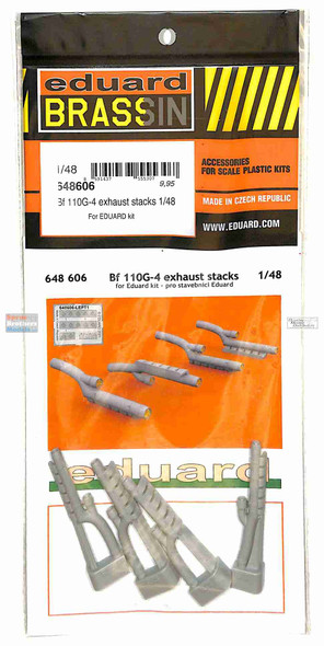 EDU648606 1:48 Eduard Brassin Bf110G-4 Exhaust Stacks (EDU kit)