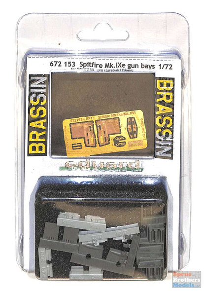 EDU672153 1:72 Eduard Brassin Spitfire Mk.IXe Gun Bays (EDU kit)