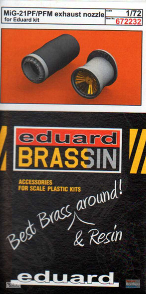 EDU672232 1:72 Eduard Brassin MiG-21PF/PFM Fishbed Exhaust Nozzle (EDU kit)