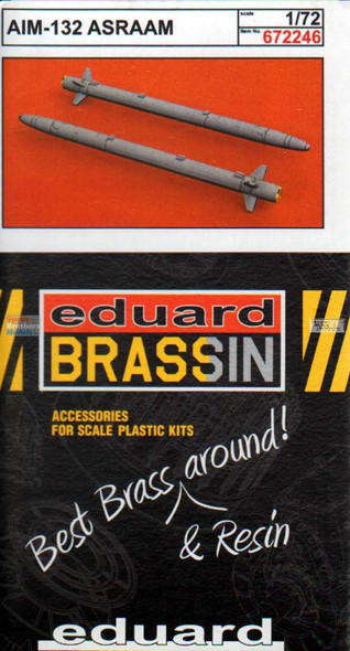 EDU672246 1:72 Eduard Brassin AIM-132 ASRAAM Missile Set