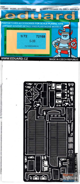 EDU72168 1:72 Eduard PE - S-3B Viking Detail Set (HAS kit)