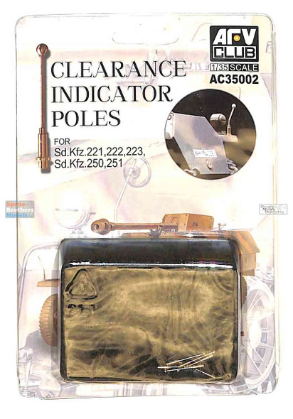 AFVAC35002 1:35 AFV Club German Clearance Indicator Poles