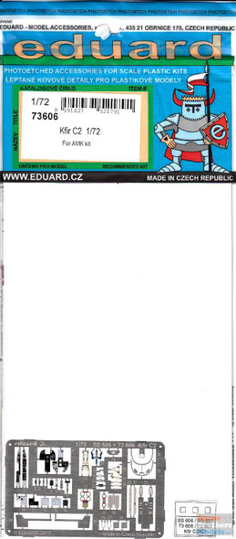EDU73606 1:72 Eduard Color PE - Kfir C2 Detail Set (AMK kit)