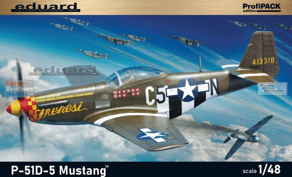 EDU82101 1:48 Eduard P-51D-5 Mustang ProfiPack