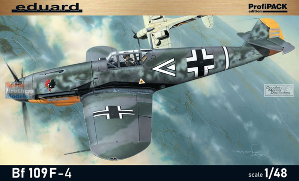 EDU82114 1:48 Eduard Bf 109F-4 ProfiPACK