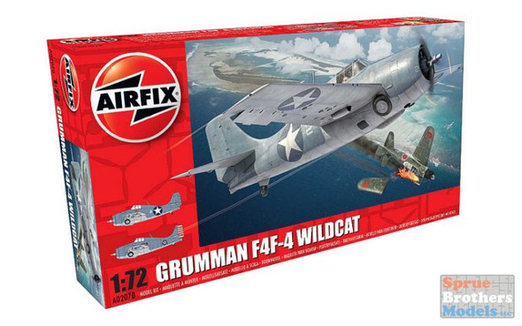AFX02070 1:72 Airfix Grumman F4F-4 Wildcat