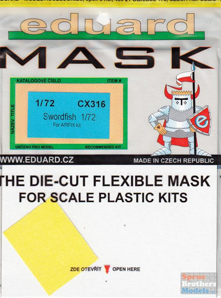 EDUCX316 1:72 Eduard Mask - Swordfish (AFX kit) #CX316