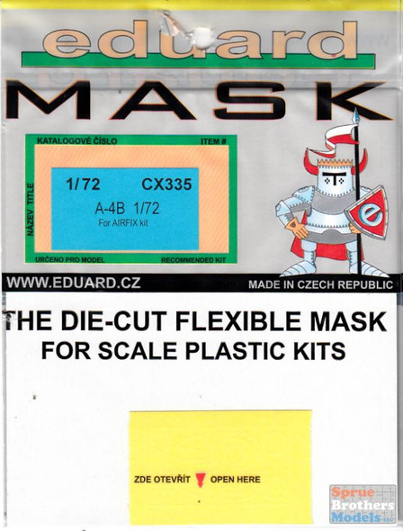 EDUCX335 1:72 Eduard Mask - A-4B Skyhawk (AFX kit)