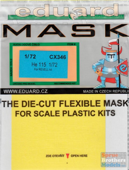 EDUCX346 1:72 Eduard Mask - He 115 (REV kit)
