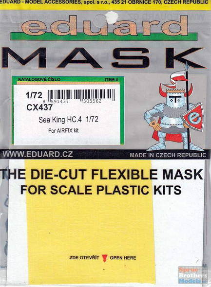 EDUCX437 1:72 Eduard Mask - Sea King HC.4 (AFX kit)