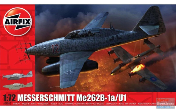 AFX04062 1:72 Airfix Messerschmitt Me262B-1a/U1
