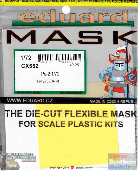 EDUCX552 1:72 Eduard Mask - Pe-2 (ZVE kit)