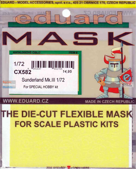 EDUCX582 1:72 Eduard Mask - Sunderland Mk.III (SPH kit)