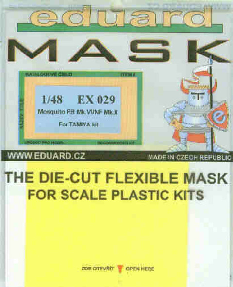 EDUEX029 1:48 Eduard Mask - Mosquito FB Mk IV/NF Mk II (TAM kit) #EX029