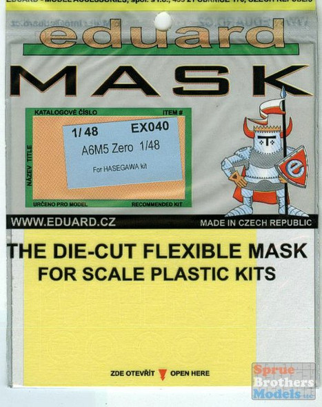EDUEX040 1:48 Eduard Mask - A6M5 Zero (HAS kit) #EX040