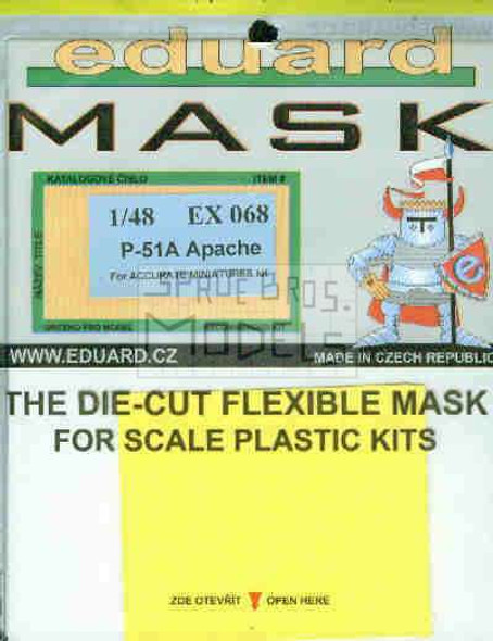 EDUEX068 1:48 Eduard Mask - P-51A Apache (ACM kit) #EX068