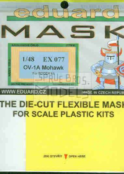 EDUEX077 1:48 Eduard Paint Mask - OV-1A Mohawk (ROD kit) #EX077