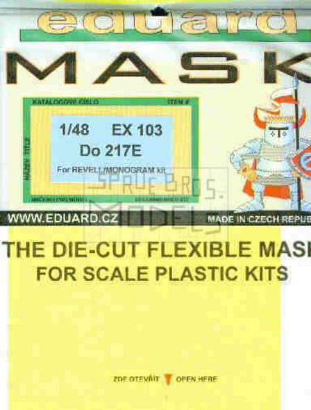 EDUEX103 1:48 Eduard Mask - Dornier Do 217E (REV kit) #EX103