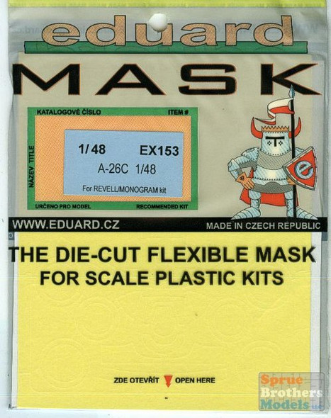 EDUEX153 1:48 Eduard Mask - A-26C Invader (REV kit) #EX153