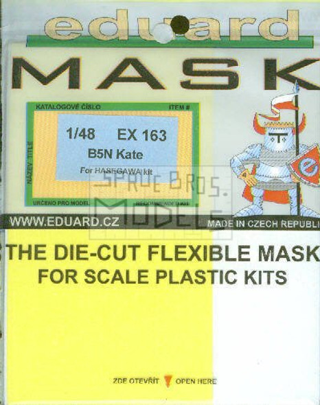 EDUEX163 1:48 Eduard Mask - B5N Kate (HAS kit) #EX163