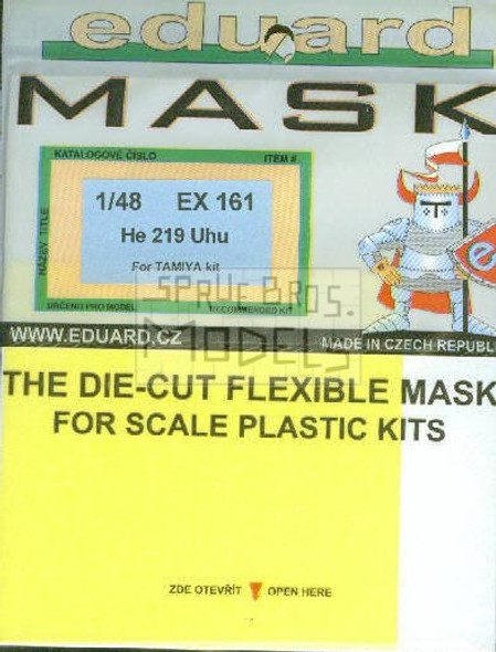 EDUEX161 1:48 Eduard Mask - He219 He 219 Uhu (TAM kit) #EX161