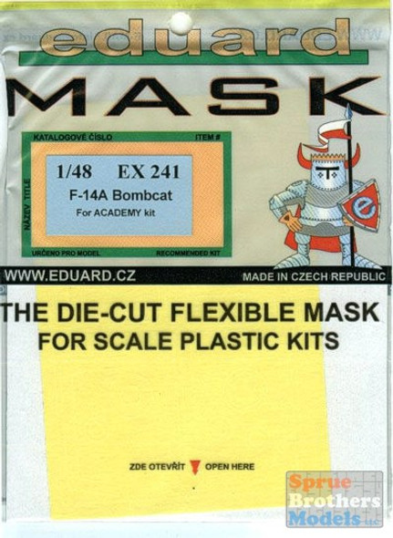 EDUEX241 1:48 Eduard Mask - F-14A Bombcat Tomcat (ACA kit) #EX241