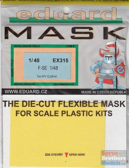 EDUEX315 1:48 Eduard Mask - F-5E Tiger II (AFV kit) #EX315