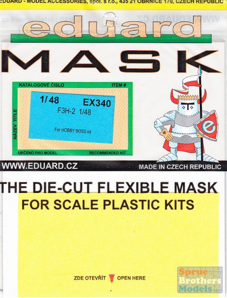 EDUEX340 1:48 Eduard Mask - F3H-2 Demon (HBS kit) #EX340