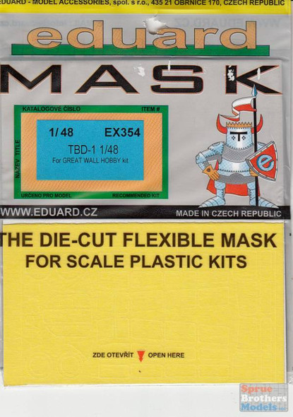 EDUEX354 1:48 Eduard Mask - TBD-1 Devastator (GWH kit) #EX354