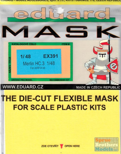 EDUEX391 1:48 Eduard Mask - Merlin HC.3 (AFX kit)
