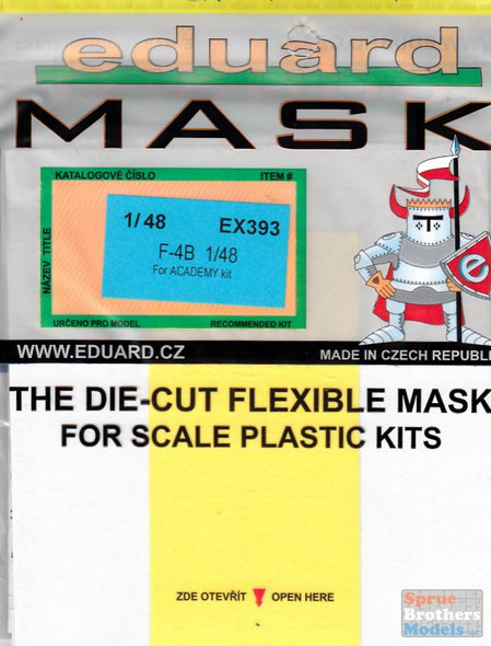 EDUEX393 1:48 Eduard Mask - F-4B Phantom II (ACA kit)