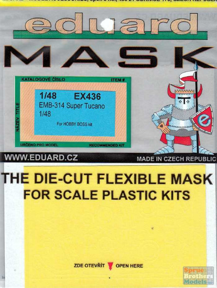 EDUEX436 1:48 Eduard Mask - EMB-314 Super Tucano (HBS kit)