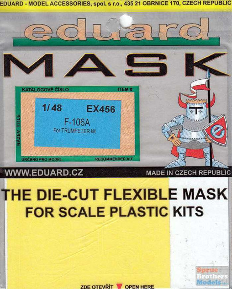 EDUEX456 1:48 Eduard Mask - F-106A Delta Dart (TRP kit)