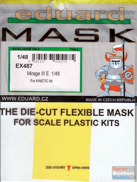 EDUEX487 1:48 Eduard Mask - Mirage IIIE (KIN kit)