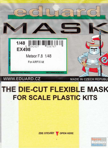 EDUEX498 1:48 Eduard Mask - Meteor F.8 (AFX kit)